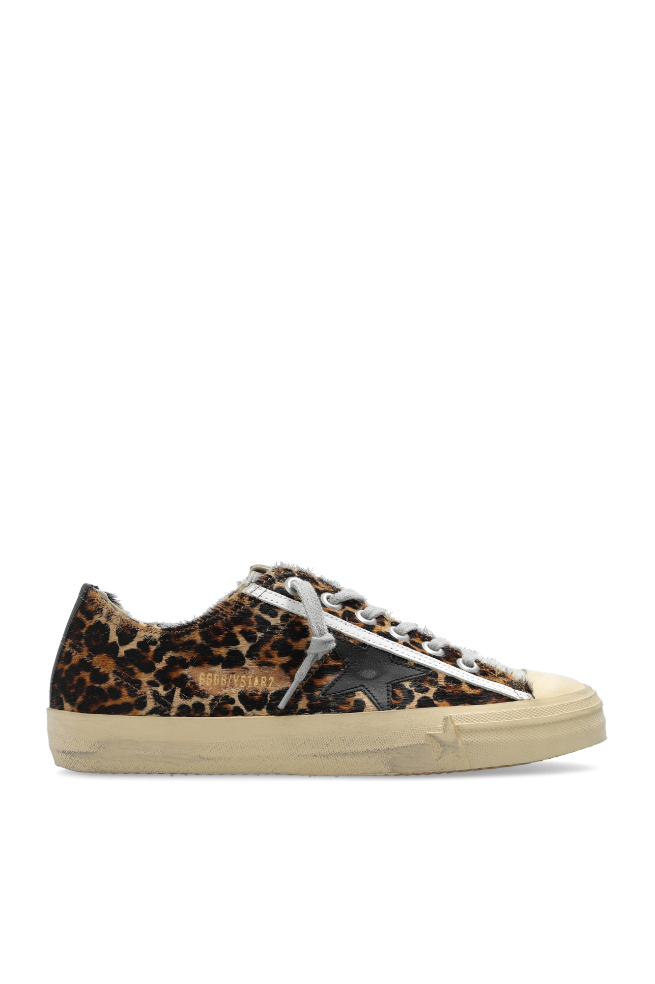 Golden goose store leopard sneakers